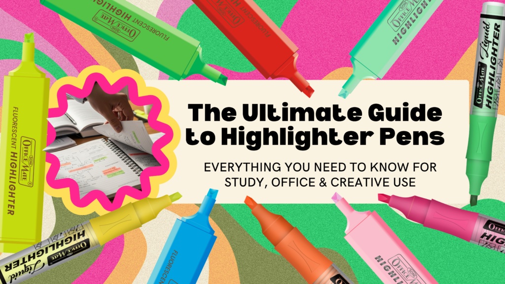 Highlighters - Vibrant/ Fluorescent/ Pastel Colours, Smooth Flow, 3x Longer Lasting, Smudge Proof - Soni OfficeMate - FHIGH_1PC