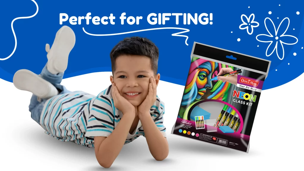 Neon Glass Kit - Bright, Bold Designs for Creative Window Art - Soni OfficeMate - NG_KIT