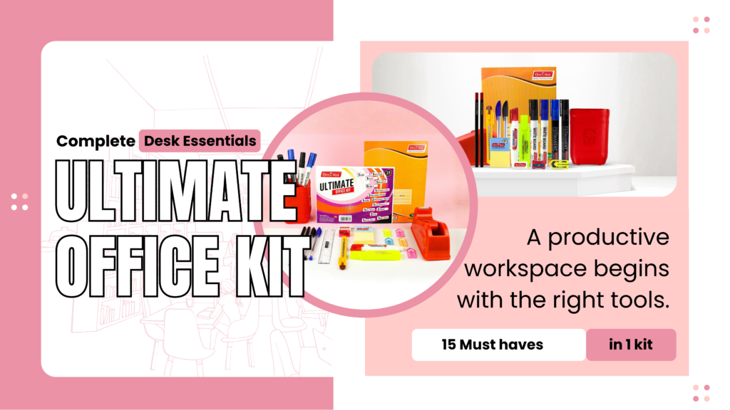 Ultimate Office Kit - Complete Desk Stationery Set for Office & Home - Smarter, More Organized Workspace - Soni OfficeMate - Ultimate_Office_Kit