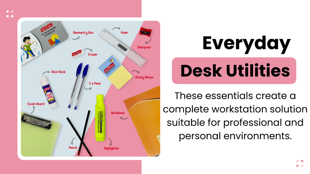 Ultimate Office Kit - Complete Desk Stationery Set for Office & Home - Smarter, More Organized Workspace - Soni OfficeMate - Ultimate_Office_Kit